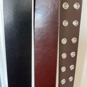 Extra large, leather belts